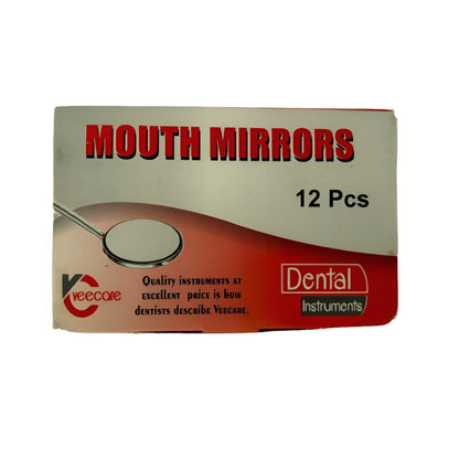 VeeCare Mouth Mirror Set of 12 (Pack of 2 Boxes)