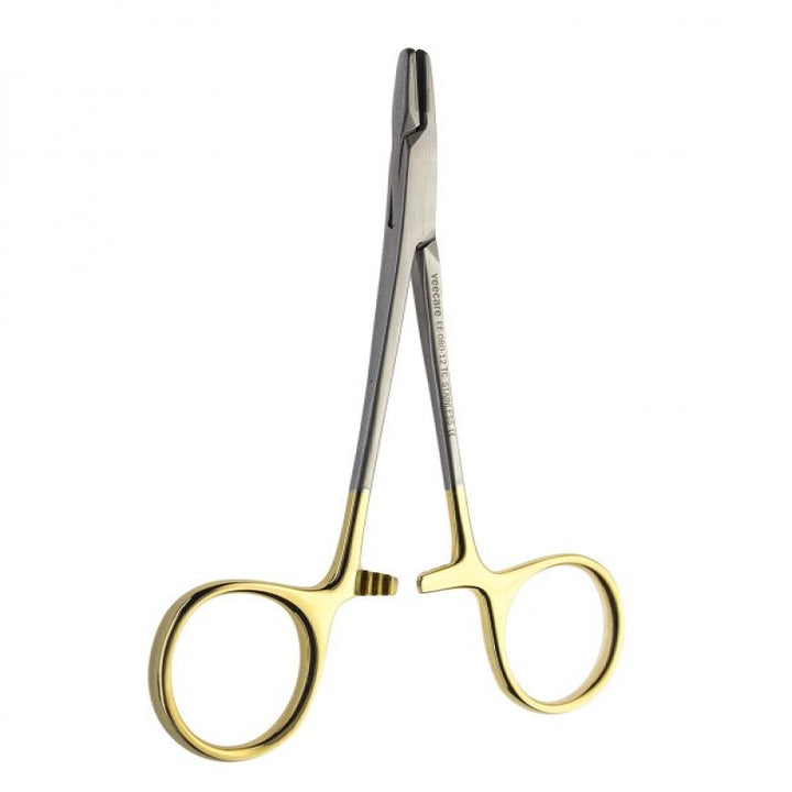Needle Holder Straight 12cm TC - VeeCare Dental